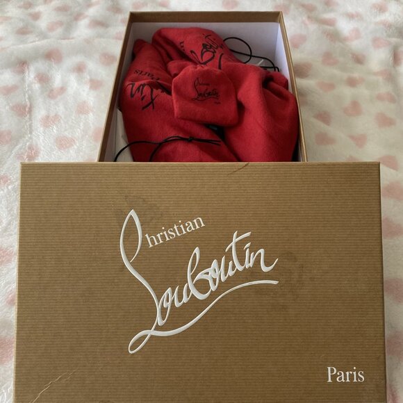 Christian Louboutin size 40.5 women's black pumps red bottom with box - Picture 10 of 11